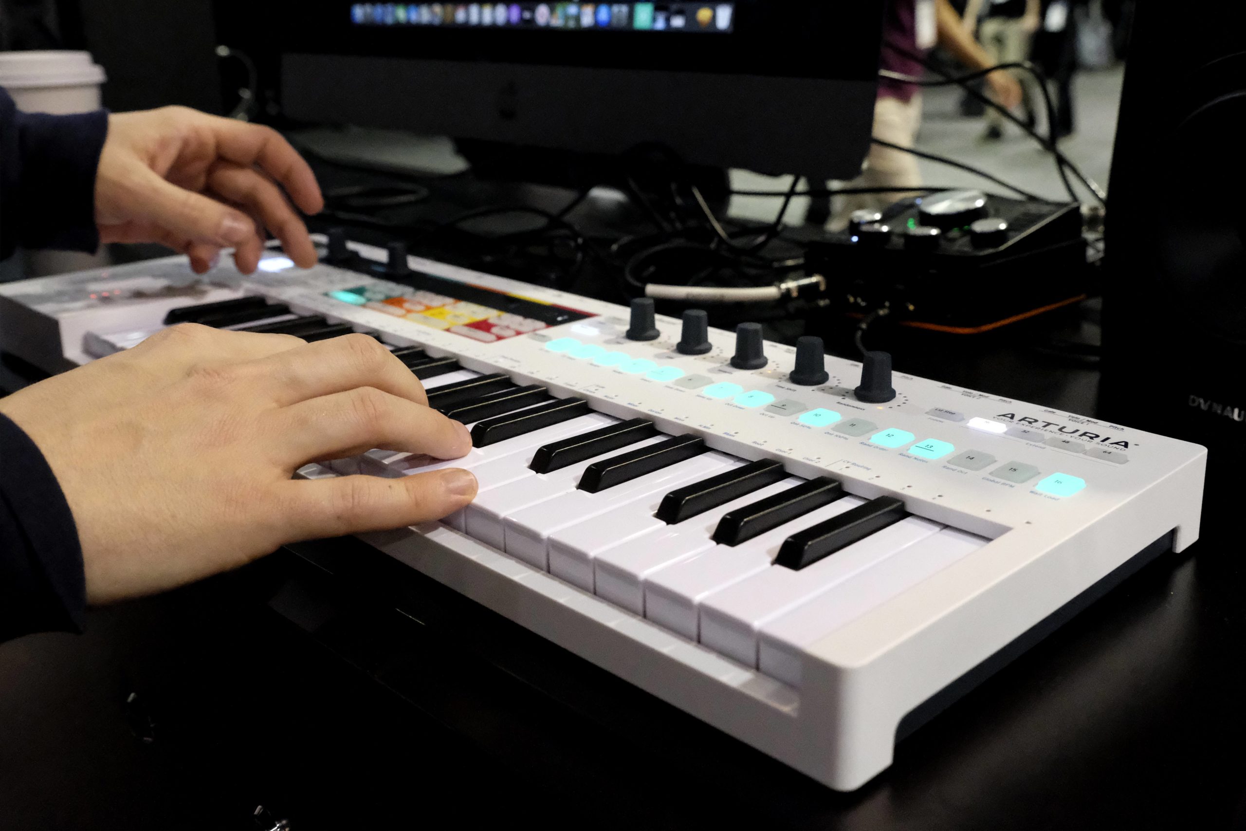 Arturia controller at NAMM